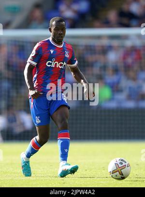 Tyrick Mitchell aus dem Crystal Palace während des Spiels der Premier League im Selhurst Park, London. Bilddatum: Samstag, 20. August 2022. Stockfoto