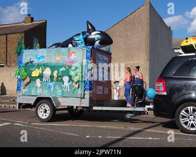 Sheerness, Kent, Großbritannien. 20. August 2022. Bilder vom alljährlichen Sommerkarneval in Sheerness, Kent, heute Nachmittag. Kredit: James Bell/Alamy Live Nachrichten Stockfoto