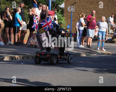 Sheerness, Kent, Großbritannien. 20. August 2022. Bilder vom alljährlichen Sommerkarneval in Sheerness, Kent, heute Nachmittag. Kredit: James Bell/Alamy Live Nachrichten Stockfoto