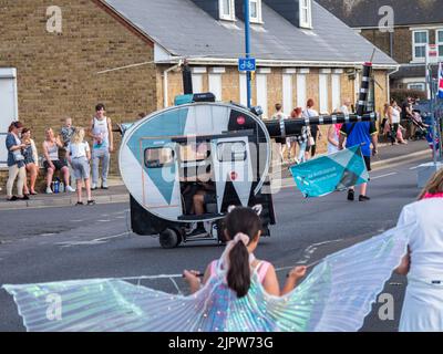 Sheerness, Kent, Großbritannien. 20. August 2022. Bilder vom alljährlichen Sommerkarneval in Sheerness, Kent, heute Nachmittag. Kredit: James Bell/Alamy Live Nachrichten Stockfoto