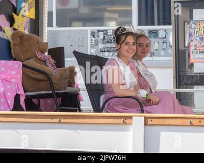 Sheerness, Kent, Großbritannien. 20. August 2022. Bilder vom alljährlichen Sommerkarneval in Sheerness, Kent, heute Nachmittag. Kredit: James Bell/Alamy Live Nachrichten Stockfoto