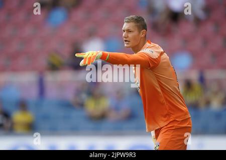 ARNHEM - Vitesse-Torwart Kjell Scherpen beim niederländischen Eredivisie-Spiel zwischen Vitesse und sc Heerenveen am 20. August 2022 in Arnhem, Niederlande. ANP ROY LAZET Stockfoto