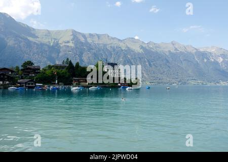 Iseltwald, Brienzersee, Schweiz, August 2022 Stockfoto