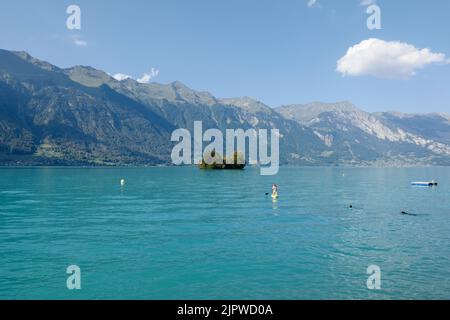 Iseltwald, Brienzersee, Schweiz, August 2022 Stockfoto