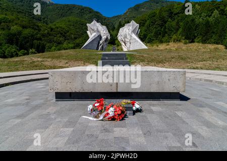 Direktreise. Urlaubsreisen Bosna nad hercegovina im Sommer 2022 Stockfoto