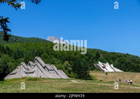 Direktreise. Urlaubsreisen Bosna nad hercegovina im Sommer 2022 Stockfoto