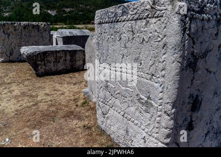 Direktreise. Urlaubsreisen Bosna nad hercegovina im Sommer 2022 Stockfoto