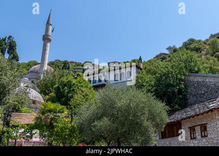 Dorf Pocitelj in Bosna und Herzegowina Stockfoto