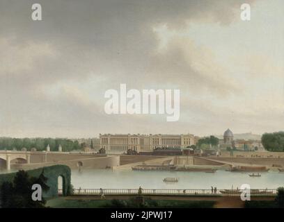 Die Aussicht von der batavischen Botschaft in Paris, Josephus Augustus Knip, 1801 Stockfoto