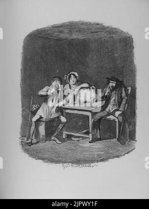 Die Schriften von Charles Dickens v4 p342 (Stich) Stockfoto