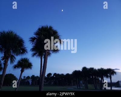 Manatee Sanctuary Park am Abend, Cape Canaveral, Florida Stockfoto