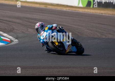 Lee Johnston 13 British Super Bikes GP2 Thruxton 2022 Stockfoto