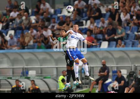 Reggio Emilia, Italien. 20. August 2022. Rogerio (US SASSUOLO) während US Sassuolo gegen US Lecce, italienische Fußballserie A Spiel in Reggio Emilia, Italien, August 20 2022 Quelle: Independent Photo Agency/Alamy Live News Stockfoto