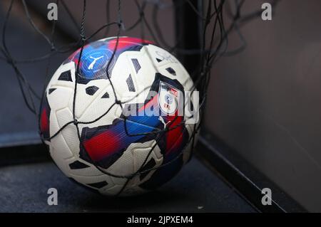 Sheffield, Großbritannien. 20. August 2022. EFL-Ball beim Sky Bet Championship-Spiel in der Bramall Lane, Sheffield. Bildnachweis sollte lauten: Simon Bellis/Sportimage Kredit: Sportimage/Alamy Live News Stockfoto