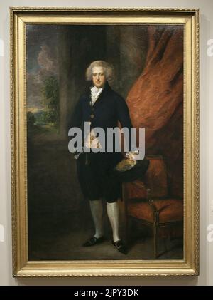 Thomas Gainsborough R.A. - Porträt von John Langston, Esquire, von Sarsden Stockfoto