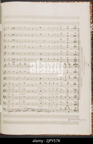 Thomas Linley Junior - das Lied des Mose. (BL R.M.21.h.9 f. 131r) Stockfoto