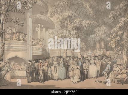 Thomas Rowlandson - Vauxhall Gardens Stockfoto