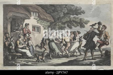 Thomas Rowlandson (British, 1756-1827) - The Rev. Dr. Syntax Rural Sport Stockfoto