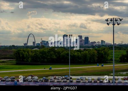 Madison, IL, USA. 20. August 2022. World Wide Technology Raceway ist Gastgeber der INDYCAR-SERIE für die Bommito Automotive Group 500 in Madison, IL, USA. (Bild: © Walter G. Arce Sr./ZUMA Press Wire) Bild: ZUMA Press, Inc./Alamy Live News Stockfoto
