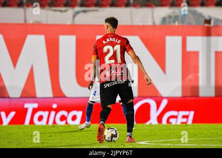 Mallorca, Mallorca, Spanien. 20. August 2022. MALLORCA, SPANIEN - 20. AUGUST: Antonio Raillo von RCD Mallorca im Spiel zwischen RCD Mallorca und Real Betis von La Liga Santander am 20. August 2022 im Visit Mallorca Stadium Son Moix in Mallorca, Spanien. (Bild: © Samuel CarreÃ±O/PX Imagens via ZUMA Press Wire) Stockfoto