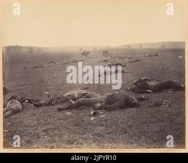 Timothy H. O'Sullivan (Amerikaner - EINE Ernte des Todes Stockfoto