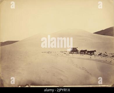 Timothy H. O'Sullivan (Amerikaner - Desert Sand Hills in der Nähe der Senke von Carson, Nevada Stockfoto