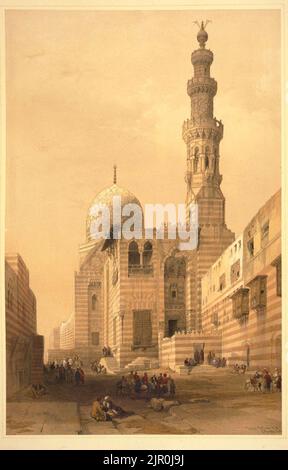 Gräber der Kalifen in Cairo-David Roberts Stockfoto
