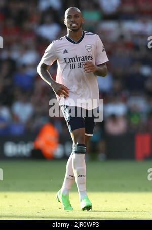 Bournemouth, Großbritannien. 20. August 2022. Gabriel von Arsenal während des Spiels der Premier League im Vitality Stadium, Bournemouth. Bildnachweis sollte lauten: Paul Terry/Sportimage Kredit: Sportimage/Alamy Live News Stockfoto