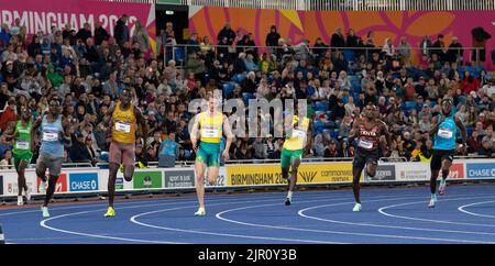 Haron Adoli, Steven Solomon, Anthony Cox und Boniface Ontuga Mweresa im ...