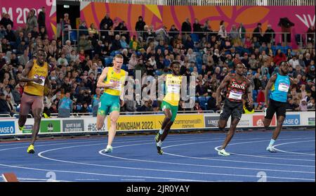 Haron Adoli, Steven Solomon, Anthony Cox und Boniface Ontuga Mweresa im ...