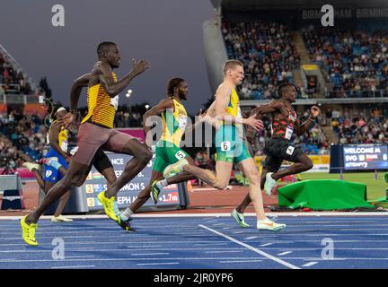 Haron Adoli, Steven Solomon, Anthony Cox und Boniface Ontuga Mweresa im ...