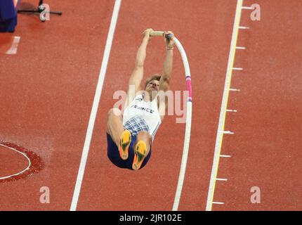 Thibaut Collet of France Finale der Männer Stabhochsprung während der