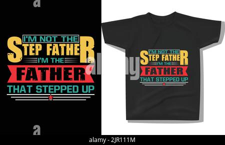 Dad Typografie und Vektor-Poster, Banner und T-Shirt-Design Stock Vektor