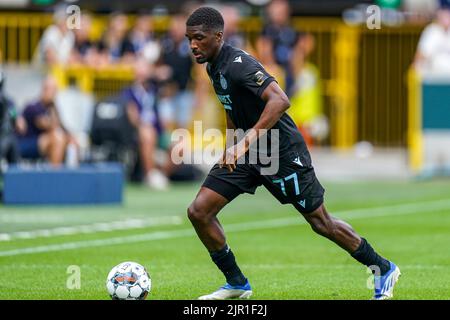 BRUGGES, BELGIEN - 21. AUGUST: Clinton Mata vom Club Brugge KV während des Jupiler Pro League-Spiels zwischen Club Brugge KV und KV Kortrijk am 21. August 2022 im Jan Breydelstadion in Brugges, Belgien (Foto: Joris Verwijst/Orange Picles) Stockfoto