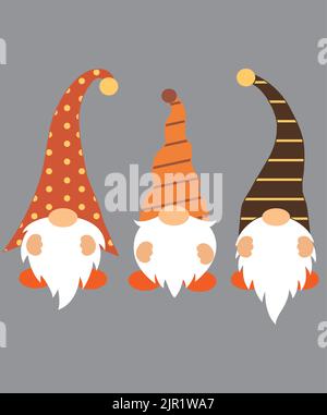 Happy Fall, Thanksgiving Day, Happy Harvest, Vektorgrafik-Datei Stock Vektor