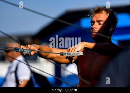 Roma, Italien. 21. August 2022. PALTRINIERI Gregorio ITA ITALY10km Männer Open Water Roma, 21/8/2022 Lido di Ostia XXVI len European Championships Roma 2022 Foto Andrea Masini/Deepbluemedia/Insidefoto Kredit: Insidefoto di andrea staccioli/Alamy Live News Stockfoto