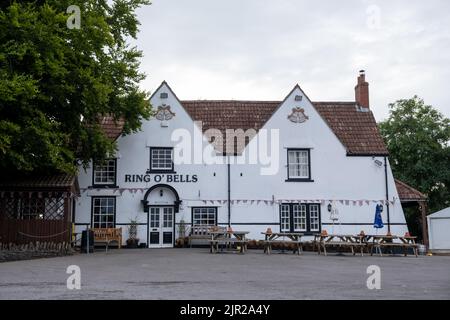 Ring O Bells Pub, Coalpit Heath, Bristol (Aug22) Stockfoto