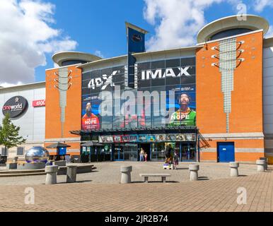 Cineworld 4DX IMAX Multiplex-Kinogebäude, Cardinal Park, Ipswich, Suffolk, England, VEREINIGTES KÖNIGREICH Stockfoto