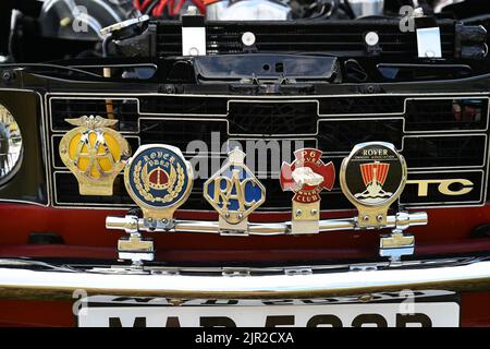 Nahaufnahme des Rover TC von vorne auf der Automobilausstellung Stockfoto