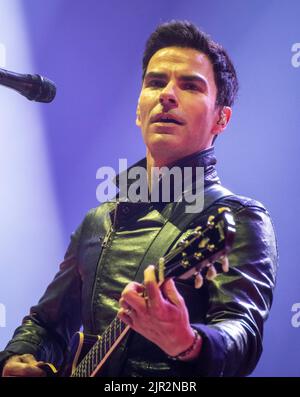 Kelly Jones, Lead Singer der Stereophonics, als sie die Hauptrolle auf der Hauptbühne des Hardwick Festival, Sedgefield, County Durham, übernahmen. Samstag, 20.. August 20 Stockfoto