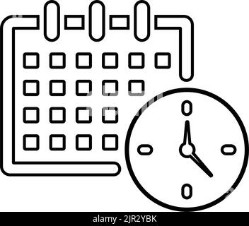 Kalender, Veranstaltung, Zeitsymbol - perfekt für die Gestaltung und Entwicklung von Websites, gedruckten Dateien und Präsentationen, Werbematerialien und vieles mehr. Stock Vektor