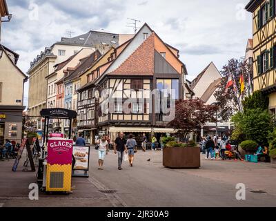 Altstadt, Colmar, Elsass, Frankreich Stockfoto