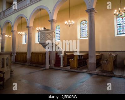 Die Synagoge von Colmar, Frankreich Stockfoto