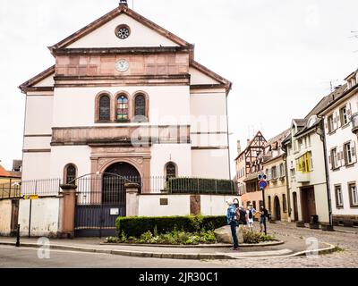 Die Synagoge von Colmar, Frankreich Stockfoto