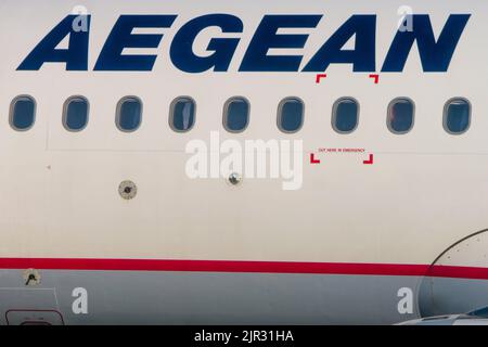 Flughafen Eleftherios Venizelos, Athen, Attika, Zentralgriechenland Stockfoto