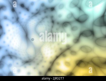 Verschwommenes abstraktes Muster. 3D Rendern Stockfoto