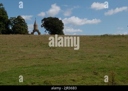Jack the Treacle Eater Folly, Barwick Park, in der Nähe von Yeovil, Somerset, England Stockfoto