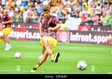 Udine, Italien. 20. August 2022. Salernitanas Federico Fazio-Porträt während des Udinese Calcio vs US Salernitana, italienische Fußballserie Ein Spiel in Udine, Italien, August 20 2022 Quelle: Independent Photo Agency/Alamy Live News Stockfoto