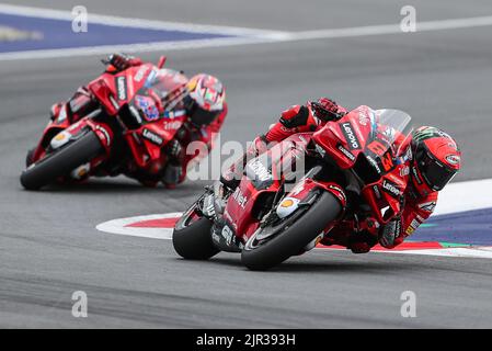 SPIELBERG, Österreich. 21/08/2022, , . Kredit: SPP Sport Pressefoto. /Alamy Live News Stockfoto