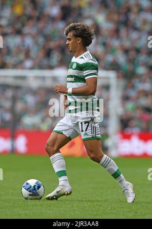 Glasgow, Schottland, 21.. August 2022. JOTA von Celtic während des Cinch Premiership-Spiels im Celtic Park, Glasgow. Bildnachweis sollte lauten: Neil Hanna / Sportimage Stockfoto